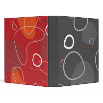 Retro-Modern Abstract Binder