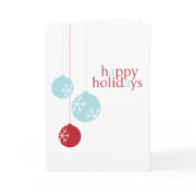 Retro Modern creative christmas cards