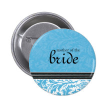 Retro Modern Thistle-Mother of the... - Customized Pin