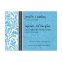 Retro Modern Thistle-RSVP Card postcards