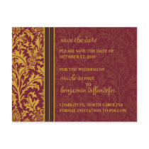 Retro Modern Thistle-Save The Date 2a postcards