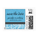 Retro Modern Thistle-Save The Date-Custom Postage postage