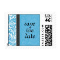 Retro Modern Thistle-Save The Date-Small Postage postage