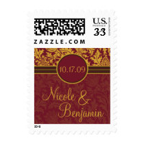 Retro Modern Thistle Small Postage postage