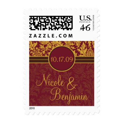 Retro Modern Thistle Small Postage