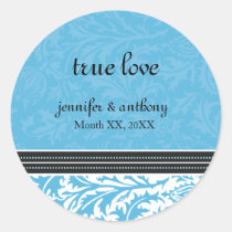 Retro Modern Thistle-True Love stickers