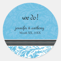 Retro Modern Thistle-We Do! Sticker stickers