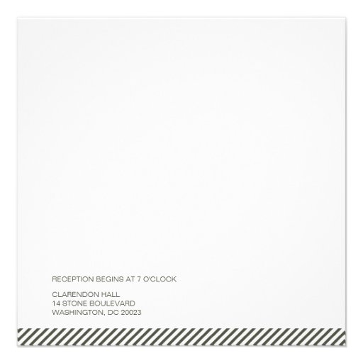 Retro Modern Wedding Custom Invite