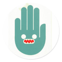 retro monster stickers by rives123 retro monster stickers