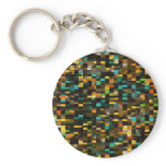 Retro Mosaic Key Chains