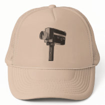 Retro Movie Camera Trucker Hats