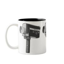 Retro Movie Camera Mug