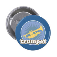 Retro Music Attitude Trumpet Gift Pin