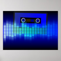 Retro Music Print