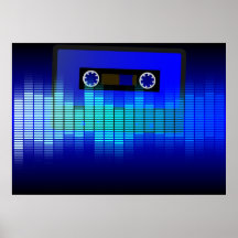Retro Music Print