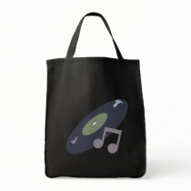 Retro Music Record & Note Original Colors bags by atomic50s Retro Music Record & Note Original Colors bags