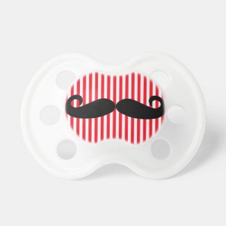 Retro Mustache Pacifier