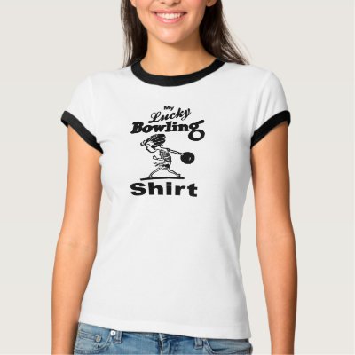 Retro My Lucky Bowling Shirt for Women