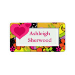 Retro Name Label