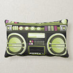 retro neon buttons boom box ghetto master