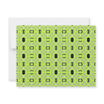 Retro Neon Green and Black Party Invitation