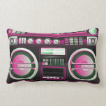 retro neon pink green boom box ghetto blaster