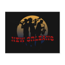 Retro New Orleans Jazz Post Cards