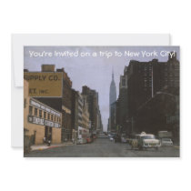 Retro New York City 1963 Invitation