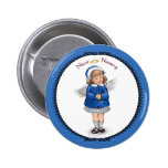 Retro Nice Nancy Pinback Button
