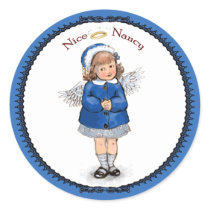 Retro Nice Nancy stickers by opheliasart Retro Nice Nancy stickers