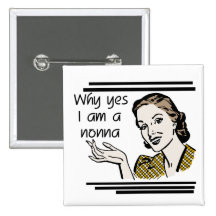 Retro Nonna Tshirts and Gifts Pins