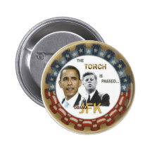 Retro Obama/JFK Button