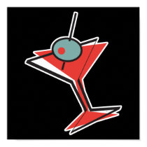 retro olive martini posters by doonidesigns retro olive martini posters