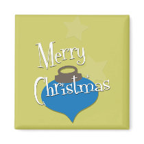 Retro Olive Ornament Christmas magnets by JaZilla Retro Olive Ornament Christmas magnets