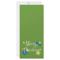 Retro Olive Ornament Christmas rack cards by JaZilla Retro Olive Ornament Christmas rack cards