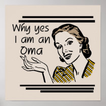 Retro Oma Tshirts and Gifts Print
