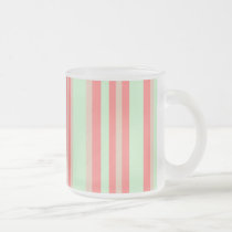 retro orange green stripes mugs