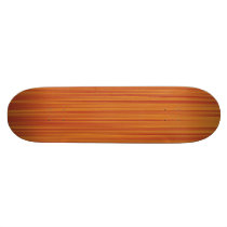 Retro Orange Line Texture skateboards by Kontra Retro Orange Line Texture skateboards