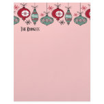 Retro Ornaments Letterhead