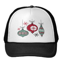 Retro Ornaments Mesh Hats
