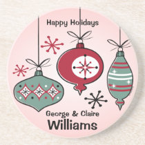 Retro Ornaments Personalized Coaster coasters