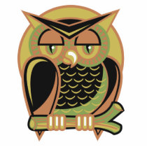 retro owl design photo sculptures by doonidesigns retro owl design photo sculptures