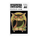retro owl design postage by doonidesigns retro owl design postage