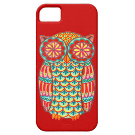 Retro Owl Groovy iPhone 5 Case