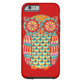 Retro Owl Groovy iPhone 6 case