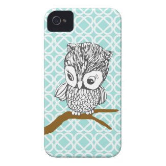 Retro Owl iPhone 4/4S Case