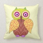 Retro owl lovely pillow pillows
