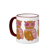 Retro Owl Mug