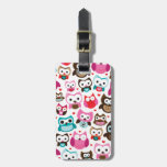 Retro owl pattern luggage travel tags luggage tags