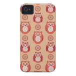 Retro Owls iPhone 4 Case-Mate ID